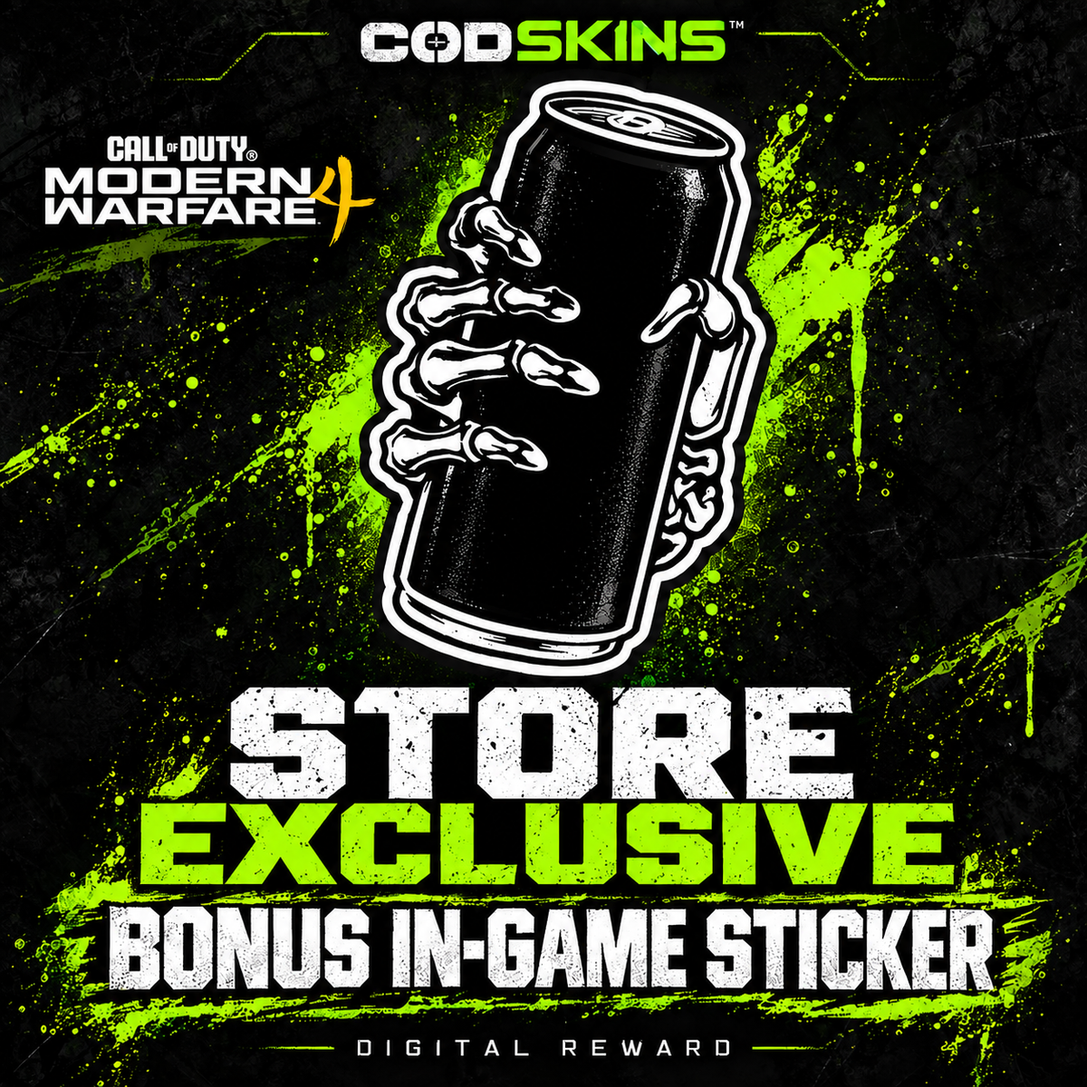 Call of Duty MW4 – Death Grip Sticker Digital Code