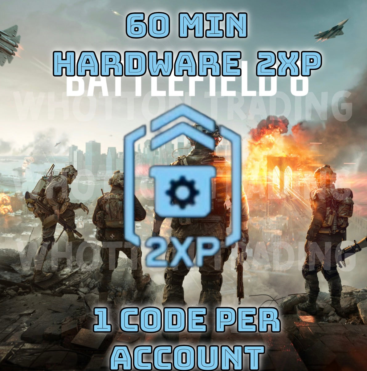 Battlefield 6 Double XP Code – 60 Minute XP Boost | Rare BF6 Digital Item