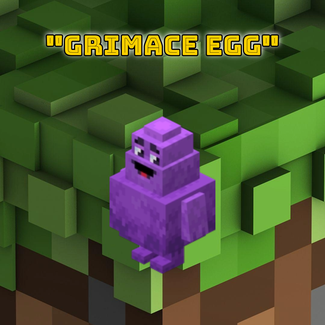 Minecraft x McDonalds - &quot;Grimace Egg&quot; Digital Code