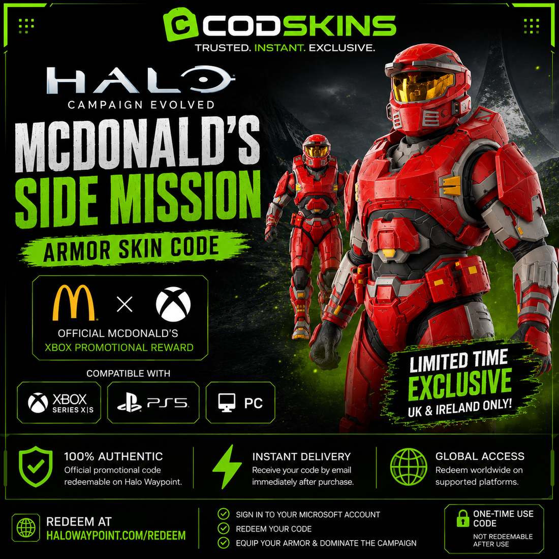 Halo Campaign Evolved McDonald&