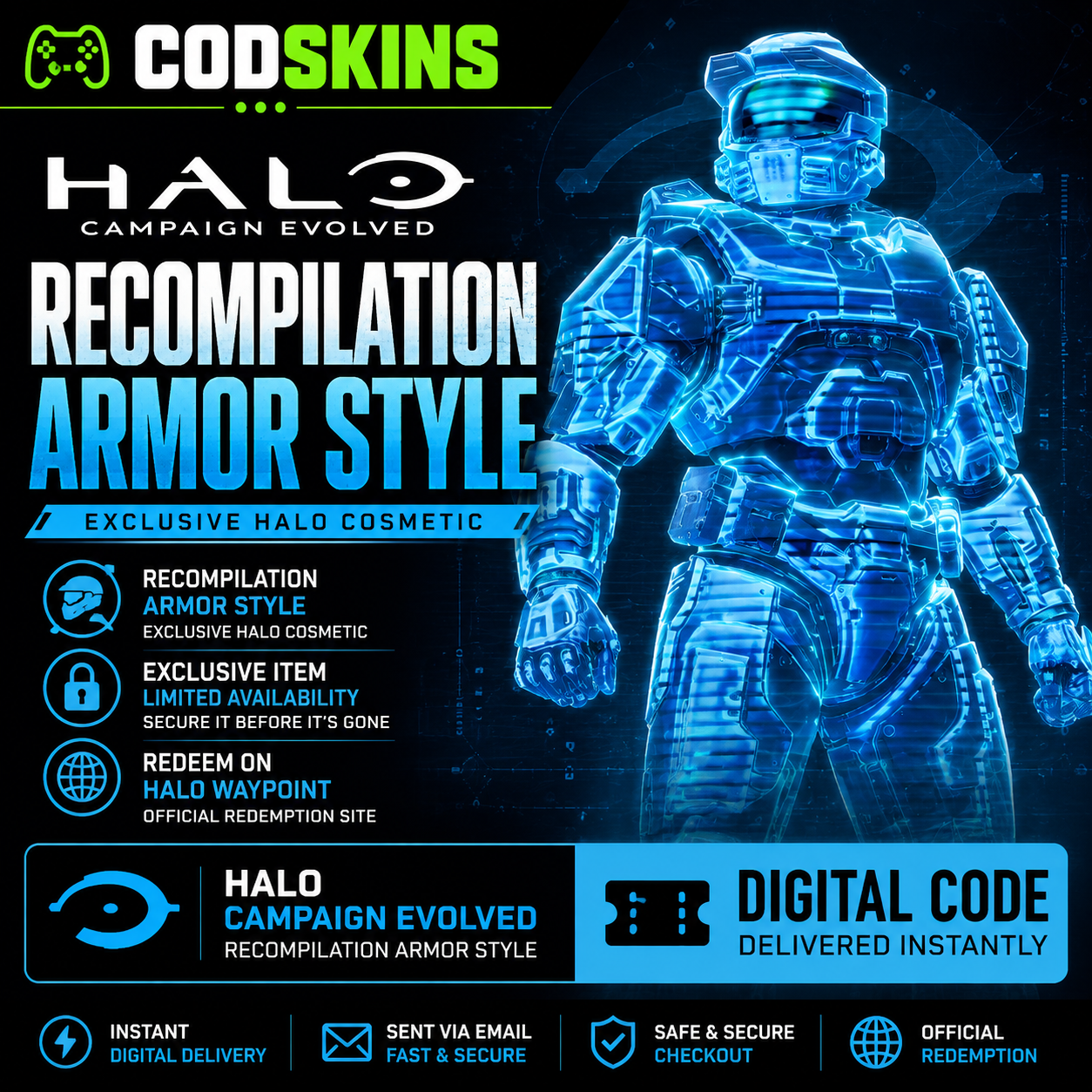 Halo Campaign Evolved – Recompilation Armor Style Code