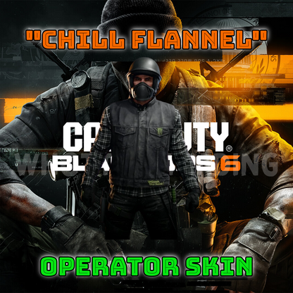 Call of duty Black ops 6 Monster Energy “Chill Flannel” Operator Skin WHOTTON TRADING