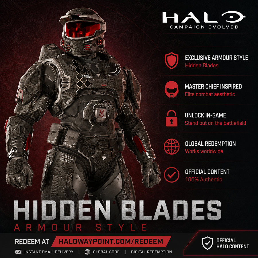 Halo Campaign Evolved – Hidden Blades Armour Style | Global Code | Instant Email Delivery