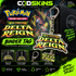 Mega Evolution Delta Reign Pokémon TCG binder tag keychain accessory