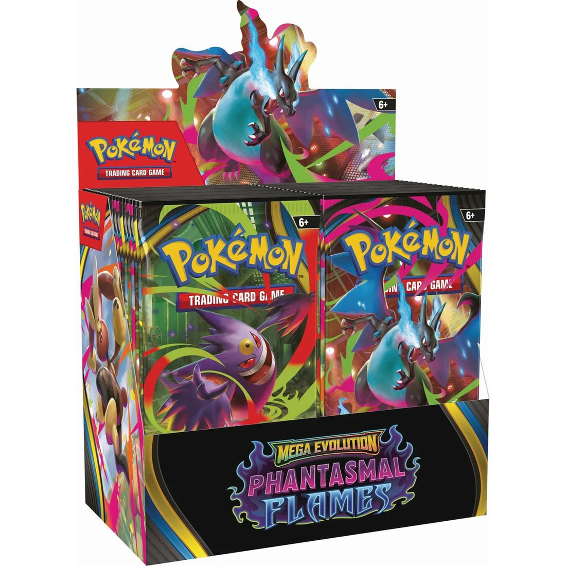 Pokémon TCG: Mega Evolution Phantasmal Flames – Booster Box (36 Packs)