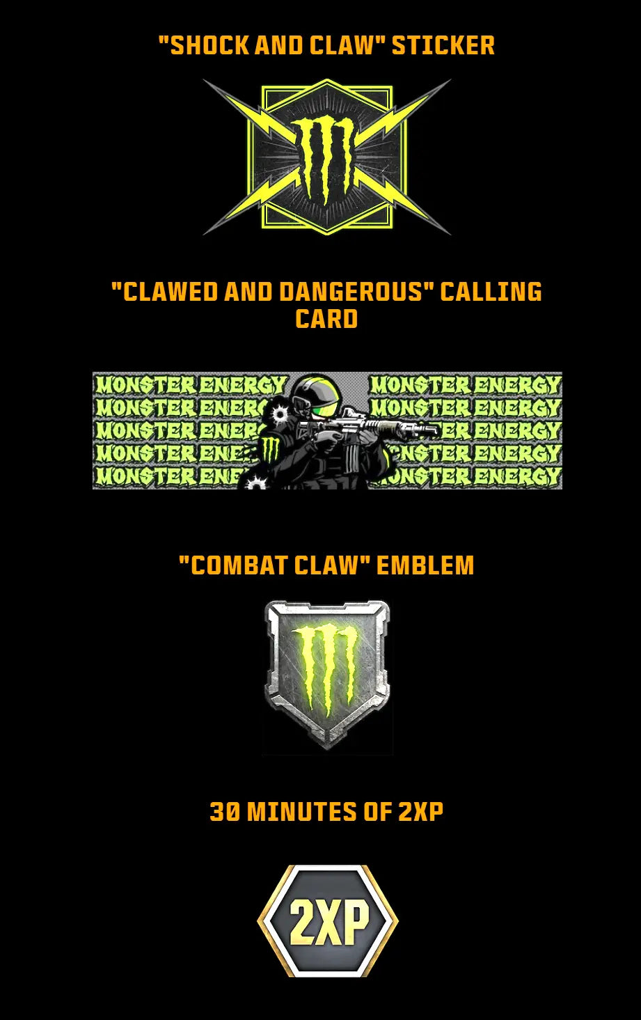 Call of Duty Black Ops 6 | Monster Energy Complete Set - 7/11