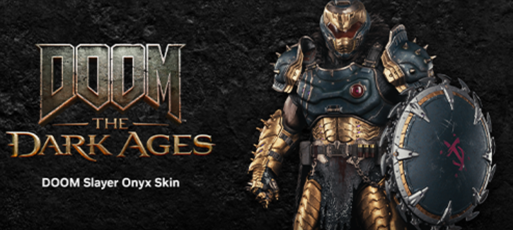 DOOM: The Dark Ages – DOOM Slayer Onyx Skin 🖤⚔️ | Exclusive Cosmetic DLC