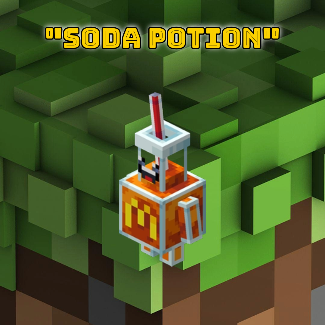Minecraft x McDonalds - &quot;Soda Potion&quot; Digital Code