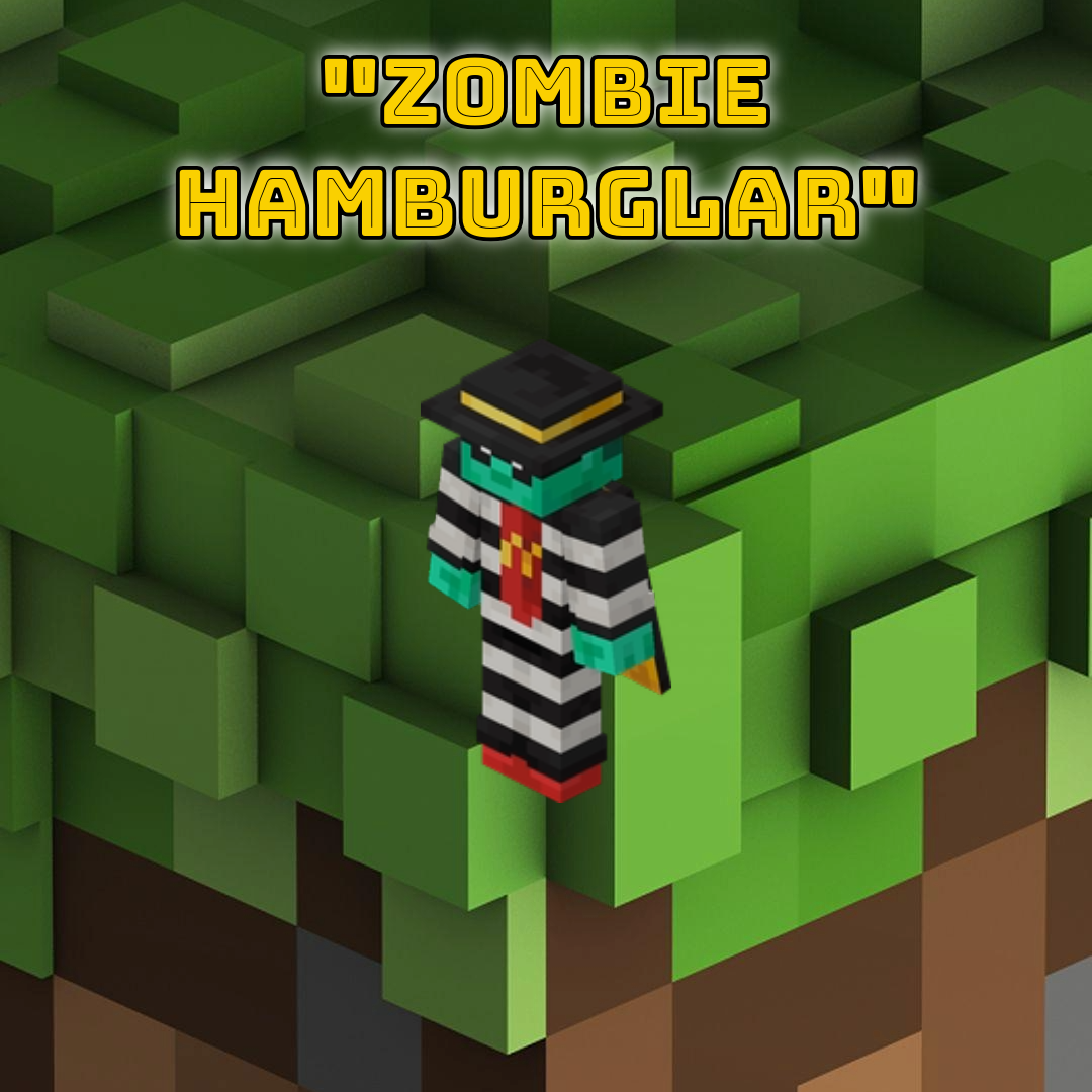Minecraft x McDonalds - &quot;Zombie Hamburglar&quot; Digital Code