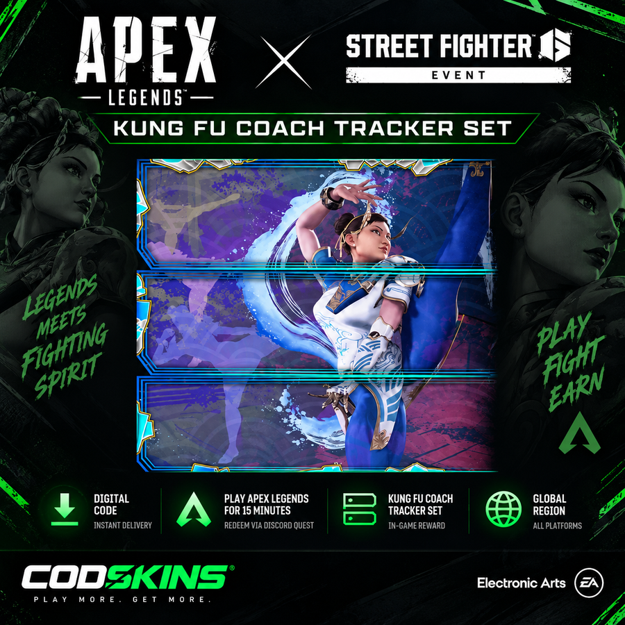 Apex Legends x Street Fighter 6 – Kung Fu Coach Tracker Set Code