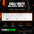 Black Ops 7 OPS Pattern Calling Card code promotional reward - CODSKINS