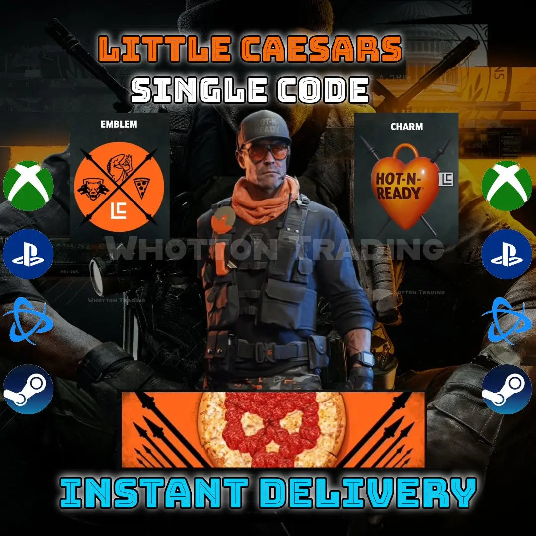 Call of Duty Black Ops 6 - Little Caesars Codes - CODSKINS