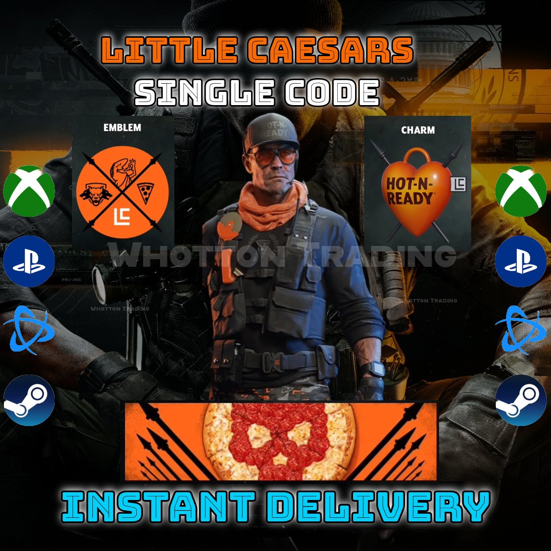 Call of Duty Black Ops 6 - Little Caesars Codes - CODSKINS 
