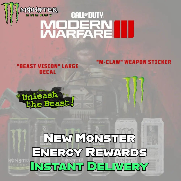 Call of Duty Modern Warfare 3 | Monster Energy Sticker Set – WHOTTON ...