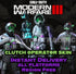 Call Of Duty Modern Warfare 3 x Monster Energy Clutch Skin Warzone COD MW3.