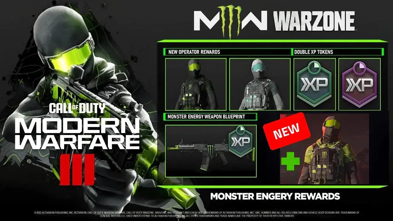 call of duty monsters Call of Duty x Monster Energy Full Set Bundle