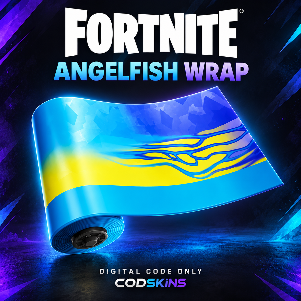 Angelfish Wrap Fortnite digital reward code at CODSKINS