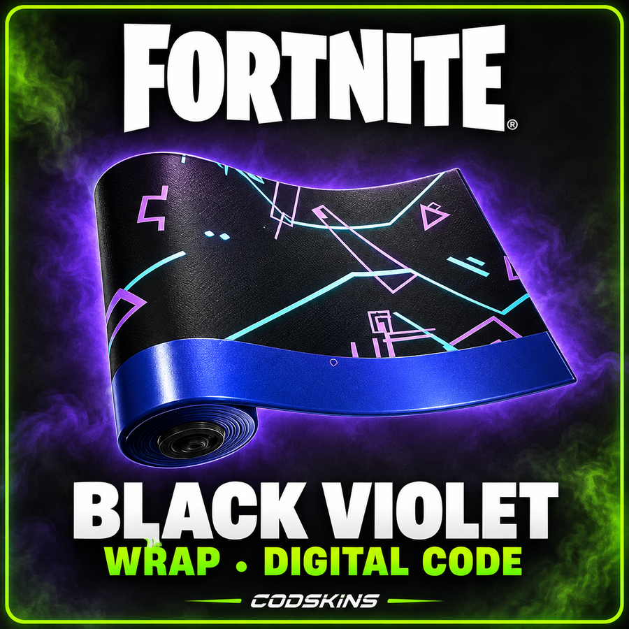 Fortnite Black Violet Wrap – Digital DLC Code