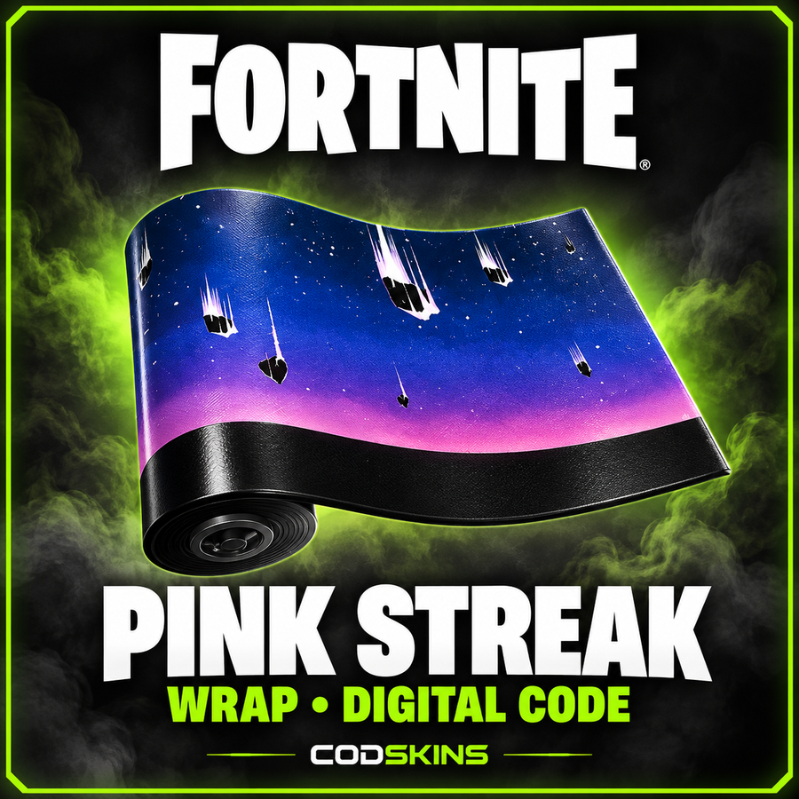 Fortnite Pink Streak Wrap – Digital DLC Code
