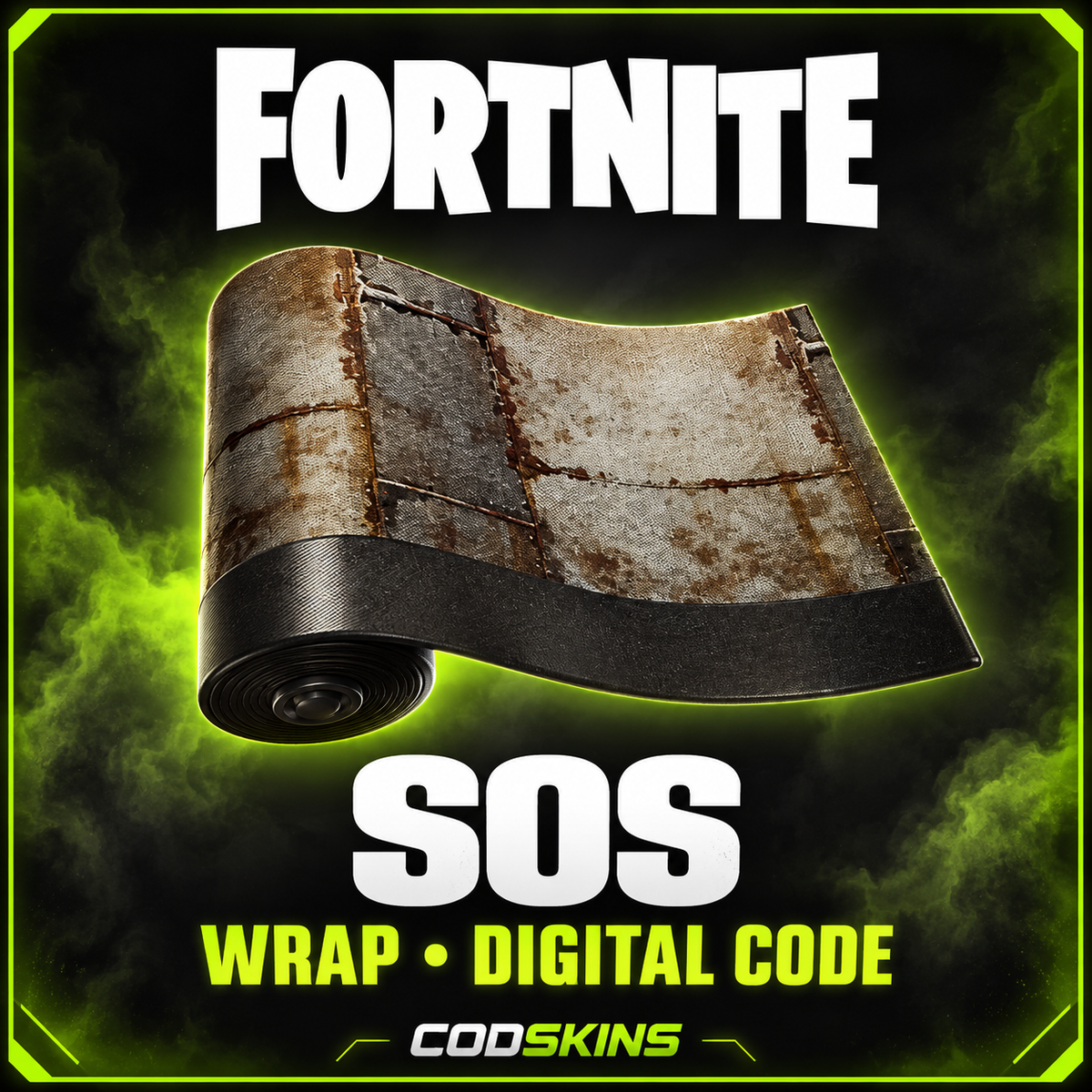 Fortnite SOS Wrap digital code – CODSKINS product artwork