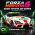Forza Horizon 6 Toyota GR Supra 7-Eleven Edition digital code artwork with CODSKINS logo watermark