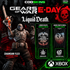 Gears of War E-Day x Liquid Death rewards code for Xbox – Chainsaw Flex, banners and emblems