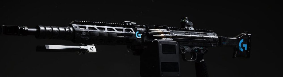 Leaked Logitech G-themed Modern Warfare 4 weapon blueprint preview; not officially confirmed