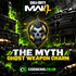 The Myth Ghost Weapon Charm for Call of Duty Modern Warfare 4 – black and gold skull design, CODSKINS