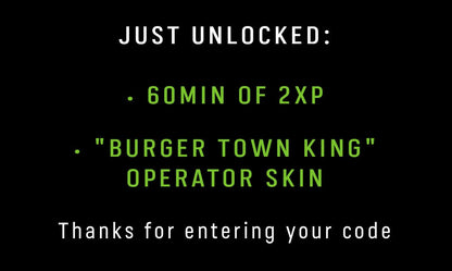 Original MW2 / MW3 Burger Town / King Skin.