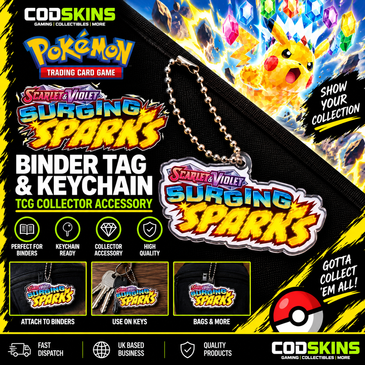 pokemon-surging-sparks-binder-tag-keychain