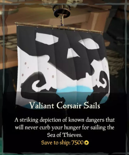 Sea of Thieves - Valiant Corsair Oreo Ship Set DLC