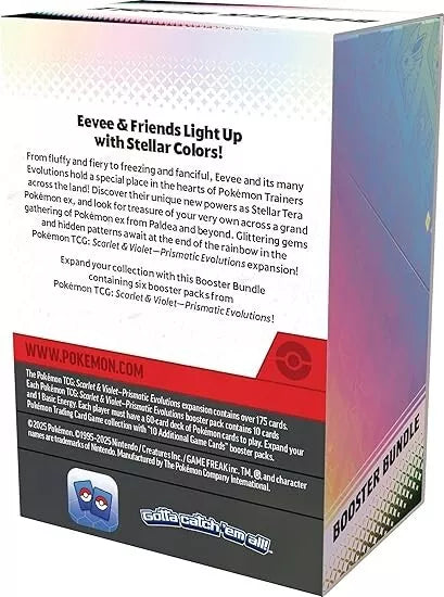 Prismatic Evolutions Booster Bundle Pokémon Cards