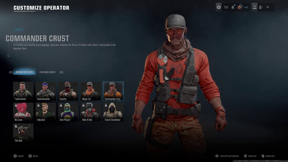 Call of Duty Black Ops 6 x Little Caesars &quot;Commander Crust&quot; Operator Skin Code