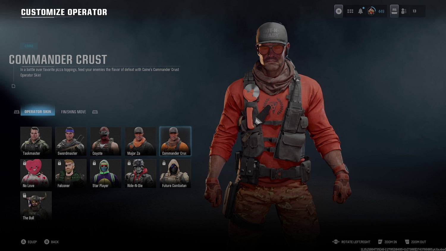 Call of Duty Black Ops 6 x Little Caesars &quot;Commander Crust&quot; Operator Skin Code