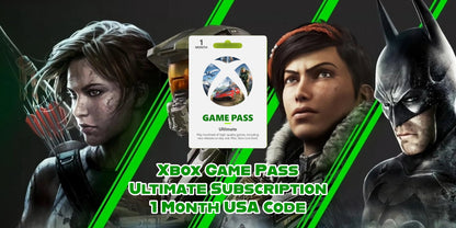 Xbox Game Pass Ultimate Subscription 1 month membership (GLOBAL).